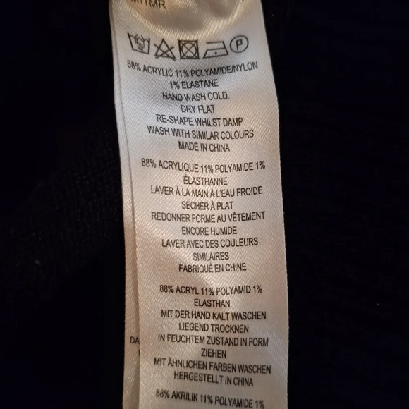 French Connection Women's Tan, Gray, And Black Long Sleeve Sweater - Picture 6 of 7